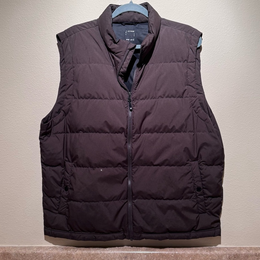32 Degrees Heat Cool Men's Brown Puffer Vest Size XL